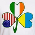 thumbnail image 3 of CafePress - Shamrock Of Ukraine Fitted T Shirt - Fitted T-Shirt, Vintage Fit Soft Cotton Tee, 3 of 4