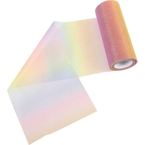 WHAMVOX Multicolor Tulle Netting Fabric 1 Roll for Children's Parties and Craft Enthusiasts