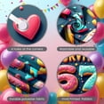 thumbnail image 3 of Sweet  67 Day of School Banner Colorful Sprinkles School Milestone Display Donut Number Design Glaze Drip  Classroom Celebration Backdrop for Elementary School Classroom Celebration Student Milestone, 3 of 8