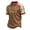 I2-Camel, variant on Mexico Soccer Jerseys Black Gold Cultural Digital Print Men's 2026 Mexico Soccer Tops Short Sleeve Crew Neck Athletic National Team Fan Sport Tee shirts,Beige M