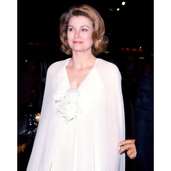 Grace Kelly 24X36 Classic Hollywood Poster 1972 In White Glamour Outfit