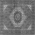 thumbnail image 1 of Ahgly Company Indoor Square Persian Gray Traditional Area Rugs, 7' Square, 1 of 1