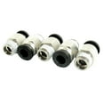 thumbnail image 1 of Conectores neumáticos de 6 mm de tubo a macho recto de 1/8 BSP convertidor 5 piezas, 1 of 4