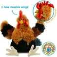 thumbnail image 5 of Riley The Rooster - 8 Inch Chicken Stuffed Animal Plush, 5 of 6