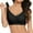 #023 Black, variant on Jelly bras for women push up Wirefree Bras for Women Full Coverage No Underwire Everyday Bras Comfortable Sports Bras (Black,L)