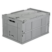 Mount-It! Collapsible Plastic Storage Crate | Stackable