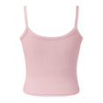 thumbnail image 5 of DuoJiaJ Women Spaghetti Strap Scoop Neck Ribbed Tank Tops Slim Fitted Cotton Camisole Basic Sleeveless Layering Shirts Summer Tank Tops Women, 5 of 5