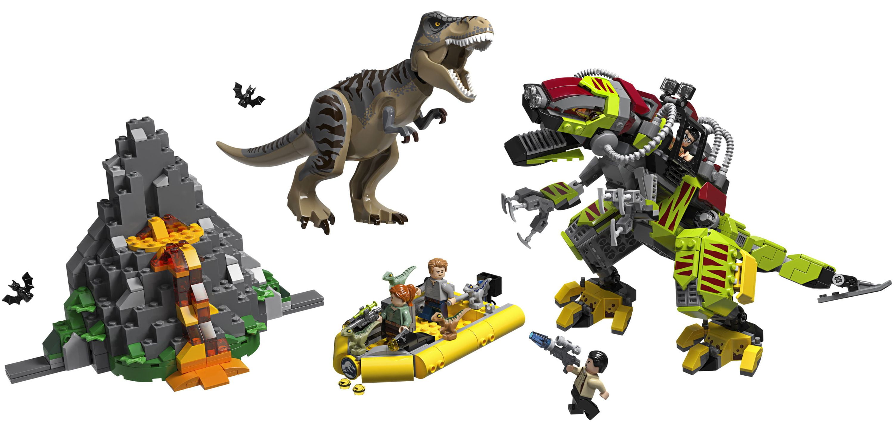 LEGO Jurassic World T. rex vs Dino-Mech Battle 75938 Dinosaur Building Toy (716 Pieces)