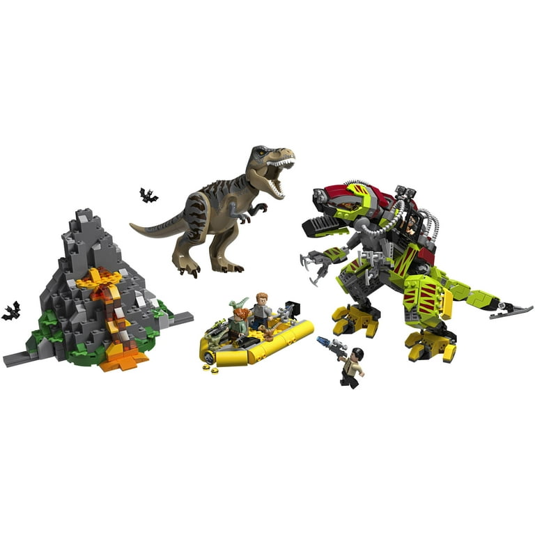  LEGO Jurassic World T. rex vs Dino Mech Battle 75938 (716  Pieces) : Toys & Games