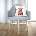 thumbnail image 3 of Happy Valentine's Day Boxer Brings Love Heart Pillow Cushion Double Sided Boxers Dog Lover Gifts Idea Throw Pillow - 02028, 3 of 4
