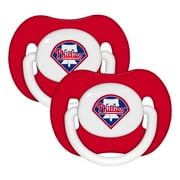 BabyFanatic Official Sport Pacifier 2-Pack - MLB Philadelphia Phillies