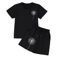 thumbnail image 6 of MUXiin Girl's 2 Piece Outfits Cute Summer T-Shirt and Graphic Shorts Clothing Sets, 6 of 6