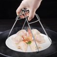 thumbnail image 1 of CNKOO Stainless Steel Multifunctional Food Clamp Kitchen Non-slip Stainless Steel Chuck Anti-scald Clamp, 1 of 8