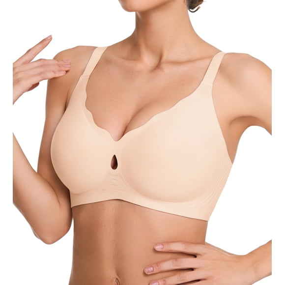 Sostén Push-Up Sin Aros VRCOMFY Sin Costuras Nude Confort