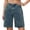 Navy, variant on Jean Shorts for Knee Length Women Stretchy Straight Leg Pocket High Waisted Denim Shorts Baggy Jorts Loose Fit Streetwear