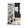 thumbnail image 2 of Signature Design by Ashley Contemporary Lazabon 70" Bookcase  Gray/Black, 2 of 7