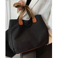 thumbnail image 3 of CoCopeaunt Chic Faux Leather Tote Hobo Handbag for Women Girls Casual Canvas Shoulder Bag, 3 of 5
