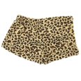 thumbnail image 3 of Emme Jordan Junior's Fuzzy Plush Pajama Shorts - Classic Tan Cheetah - X-Large, 3 of 3