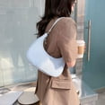 thumbnail image 4 of Casual Femmes Petit Sac à Main Mode Épaule Épaule Solide Sac de Hobos (Beige), 4 of 12