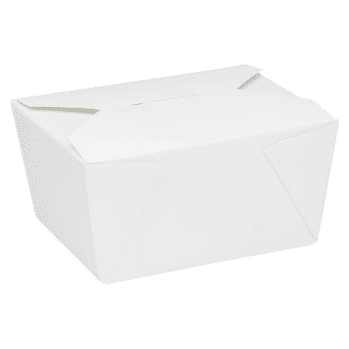 Karat FP-FTG30K 30 fl.oz. 4.3 x 3.5 x 2.4 Fold-to-Go Box #1, Kraft (Pack  of 450)