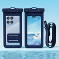 thumbnail image 7 of Waterproof Phone Pouch with Finger Strap, Waterproof Phone Case Compatible with iPhone 16 15 14 13 Pro Max,S24 S23 Ultra, IPX8 Cellphone Dry Bag for Beach Cruise Ship Essentials and up to 7.5", 7 of 7