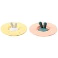 thumbnail image 2 of LHX  Rabbit Ear Silicone Leak-proof, Dust-proof And Overflow-proof Sealing Lid(1 pcs, pink), 2 of 3