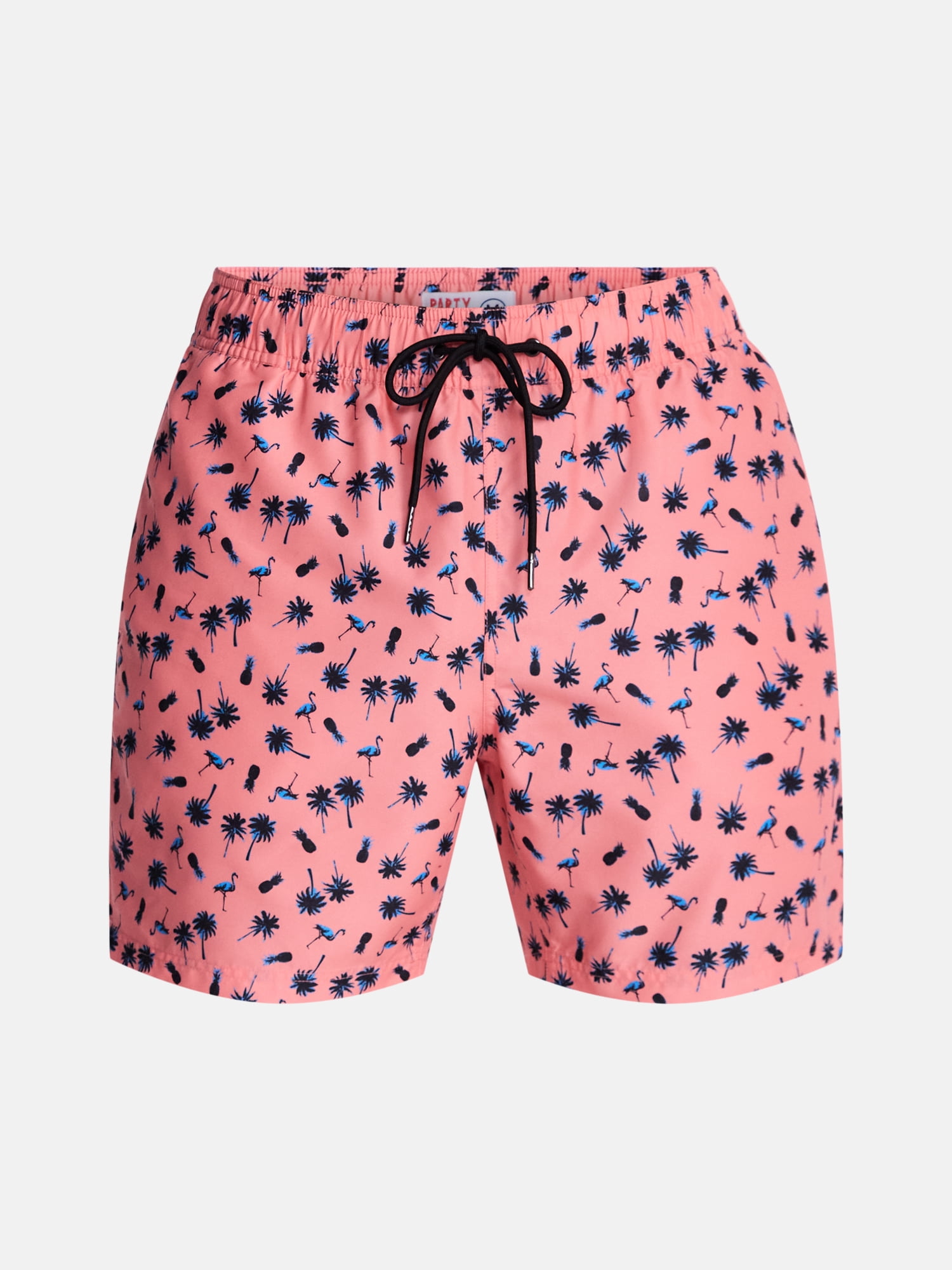 Party Sharks Men's Swim Trunks, 6.5" Inseam, Sizes S-XL