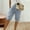 Light Blue, variant on Wiyuqeen Casual Knee Length Pants for Women 2024 Summer Striped Printed Trousers Comfy Elastic Waist Baggy Bermuda Shorts with Pockets