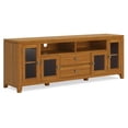 thumbnail image 1 of Simpli Home Cosmopolitan Solid Wood Extra Wide 72" TV Stand - Light Golden Brown, 1 of 9