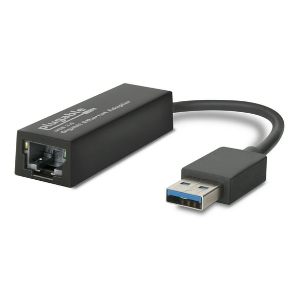 Plugable USB to Ethernet Adapter, USB 3.0 to Gigabit Ethernet, Supports Windows 11, 10, 8.1, 7, XP, Linux, Chrome OS