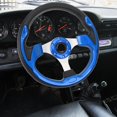 thumbnail image 3 of Racing Steering Wheel, 13in Universal Car Steering Wheel with Horn Button, 6 Bolts Car Sports Steering Wheel for Racing, Car Sim Driving, Comfortable Grip, Easy Installation, 3 of 7