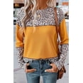 thumbnail image 1 of a.Jesdani Vitality Leopard Knit Blouse: Bold Print, Soft Comfort, 1 of 8