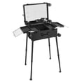 thumbnail image 3 of EasyinBeauty LED Light Rolling Make-up Box Hidden Bracket Storage Trolley Case with Key Lock, 3 of 10