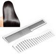 thumbnail image 4 of Wide Tooth Comb Set, Light Weight Soft Rounded Teeth Wide Fine Teeth Comb Set Perfect Gift  For Family Use For All Hair Types, 4 of 8