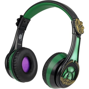 eKids Wicked Elphaba Bluetooth Headphone Skin, Single Piece with Microphone Includes Aux Cord, for Smartphones, Tablets, and Computers, New, 1 Pack