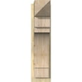 thumbnail image 2 of Ekena Millwork 8"W x 20"D x 32"H Merced Rough Sawn Arts and Crafts Outlooker, Douglas Fir, 2 of 4