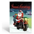 thumbnail image 1 of Santa Rides His Motorcycle Christmas Cards - 18 Christmas Cards & Envelopes (20103), 1 of 2