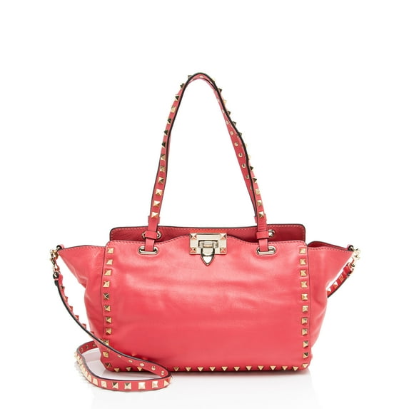 Pre-Owned Valentino Leather Rockstud Small Tote