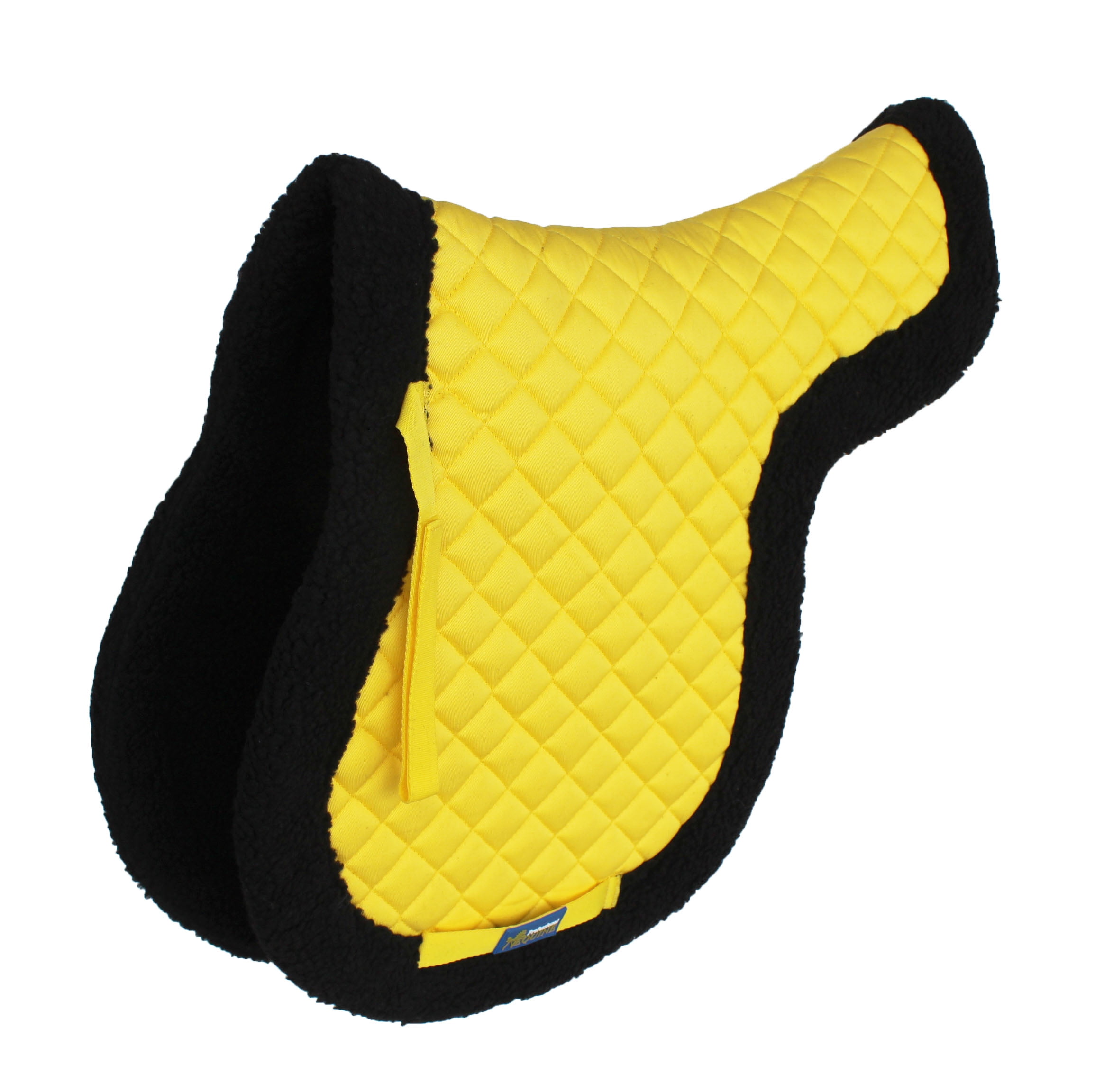 Horse Saddle Pad English Contoured Quilted Fleece Shock Absorbing