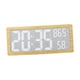 thumbnail image 2 of Reloj de pared con marco de madera y reloj de escritorio con temperatura y humedad. Batería incluida. Estilo C, 2 of 9