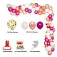 thumbnail image 1 of Arche de Ballons Confettis Or Rose – Guirlande Complète de Ballons 5M-PA, 1 of 1