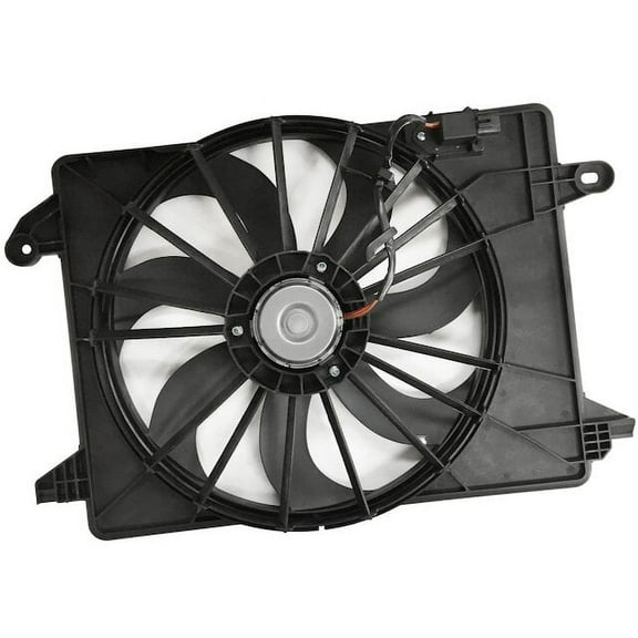 Auxiliary Fan Assembly - Compatible with 2009 - 2018 Chrysler 300 2010 2011 2012 2013 2014 2015 2016 2017