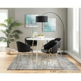 thumbnail image 3 of LumiSource Gold Metal, Black PU Claire Chair, 3 of 11