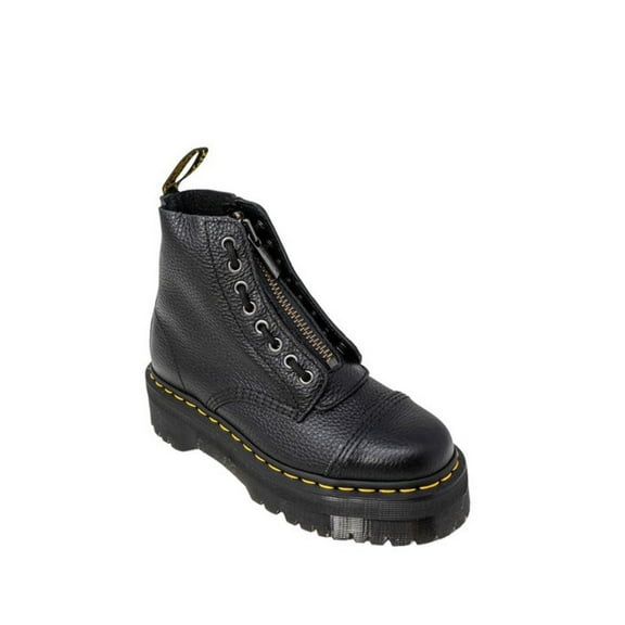 Dr. Martens Sinclair Black Milled Nappa Amphibian Black (Women's)