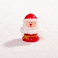 thumbnail image 4 of Christmas Decoration Mini Resin Santa Claus Miniatures Figures Tiny Decor Gifts for Snow Globe Xmas Home Party Cake Toppers Decor (B), 4 of 6