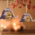 thumbnail image 2 of Popular juego de calamar pandent de madera mismo estilo miniatura personajes de dibujos animados decoración colgante, 2 of 8
