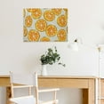 thumbnail image 5 of Chilfamy Orange Slices Canvas Wall Art Decor Ready To Hang For Home Living Room Kitchen Office Hotel Salon Bar Gift Ideas 16x12in, 5 of 6