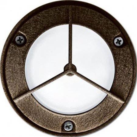 

Dabmar Lighting LV-LED704-BZ 2.5W & 12V JC-LED 15 LEDs Round Open Face Y Guard Step Light - Bronze