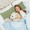 thumbnail image 2 of Unique Bargains Soft 1800 Microfiber Pillowcases No Zipper 2pcs, 2 of 9