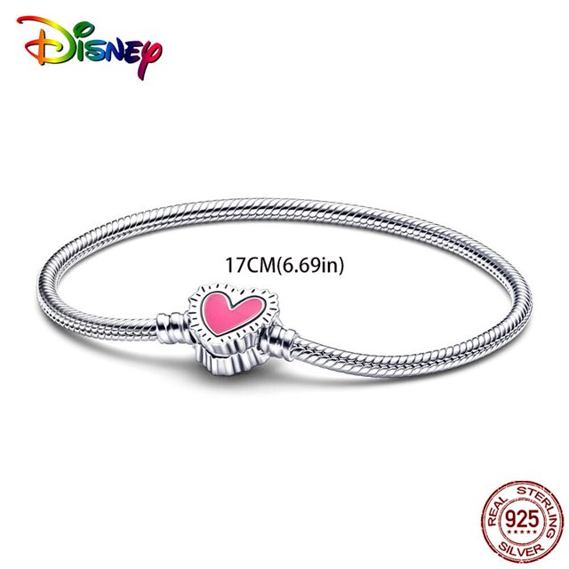 2022 New Disney Series 925 Sterling Silver Snowflake Magic Ball Charms Beads Fit Original Pandora Bracelets DIY Jewelry Making Gao Jinjia LED